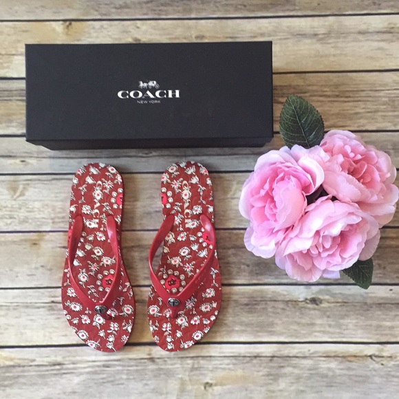 Coach Shoes - NIB Coach flip flops